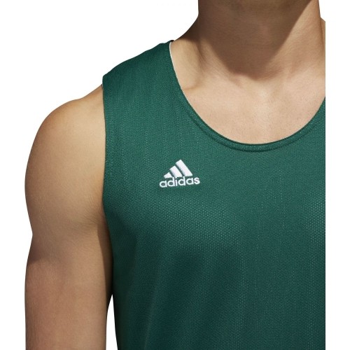Koszulka do koszykówki Adidas Rev Crzy Expl Green White CD8695
