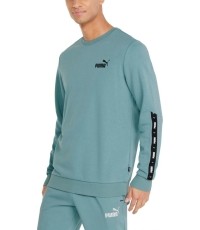 Bluza męska Puma Ess+ Tape Crew Green 847384 50