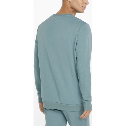 Bluza męska Puma Ess+ Tape Crew Green 847384 50