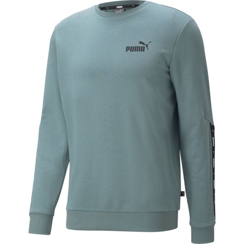 Bluza męska Puma Ess+ Tape Crew Green 847384 50