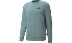 Bluza męska Puma Ess+ Tape Crew Green 847384 50
