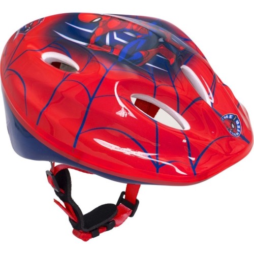 Kask rowerowy dziecięcy SPIDERMAN, 52-56 cm, czerwono-niebieski