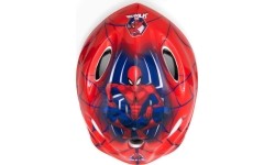 Kask rowerowy dziecięcy SPIDERMAN, 52-56 cm, czerwono-niebieski