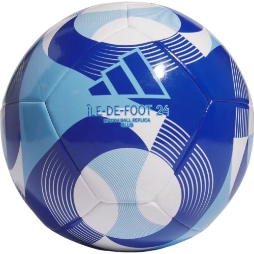 Piłka nożna Adidas Olympic 24 Club, niebiesko-biała, IW6328