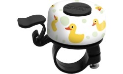 Dzwonek rowerowy BONIN Ducks & Dots (biały)