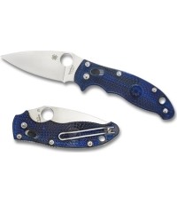 Nóż składany Spyderco C101PBL2 Manix 2, przezroczysty niebieski