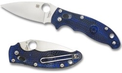 Nóż składany Spyderco C101PBL2 Manix 2, przezroczysty niebieski