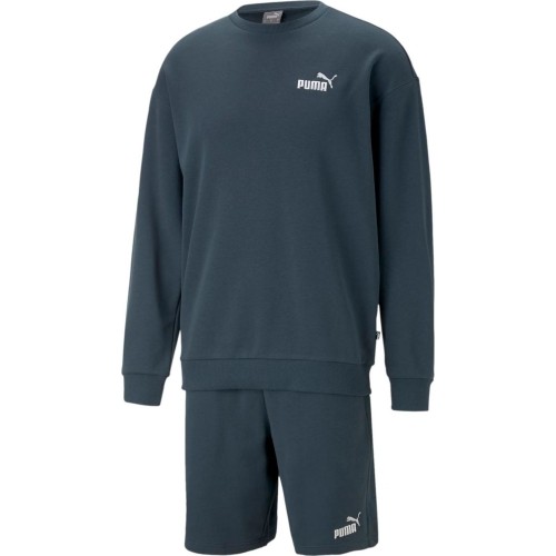 Męski dres Puma Relaxed Sweat Suit Blue 673308 16