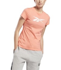 Reebok TE Graphic Vector T koszulka damska Peach GI6640