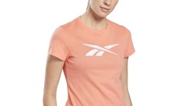 Reebok TE Graphic Vector T koszulka damska Peach GI6640