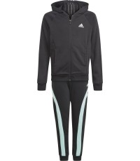 Dres sportowy dla dziewczynek Adidas G Hooded czarny GN5509