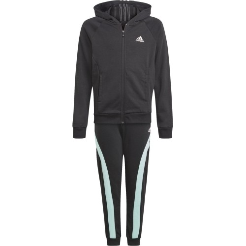 Dres sportowy dla dziewczynek Adidas G Hooded czarny GN5509