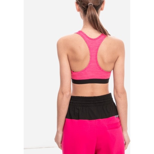 Nike stanik sportowy Swoosh Band Bra Non Pad Pink BV3900 616