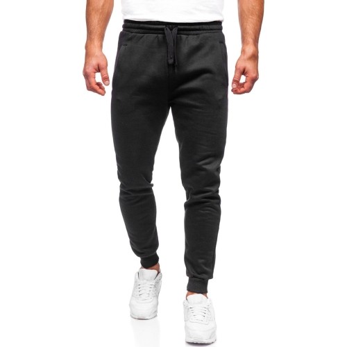 Spodnie męskie J.Style Black 68XW02-3