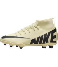 Buty piłkarskie Nike Jr Superfly 9 Club FG/MG dla młodzieży, żółto-czarne DJ5959 700