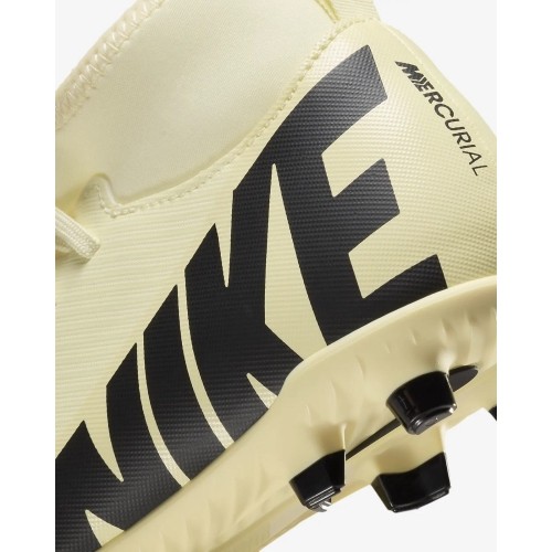 Buty piłkarskie Nike Jr Superfly 9 Club FG/MG dla młodzieży, żółto-czarne DJ5959 700