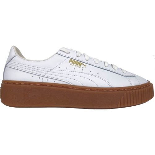 Buty Puma Basket Platform Core White
