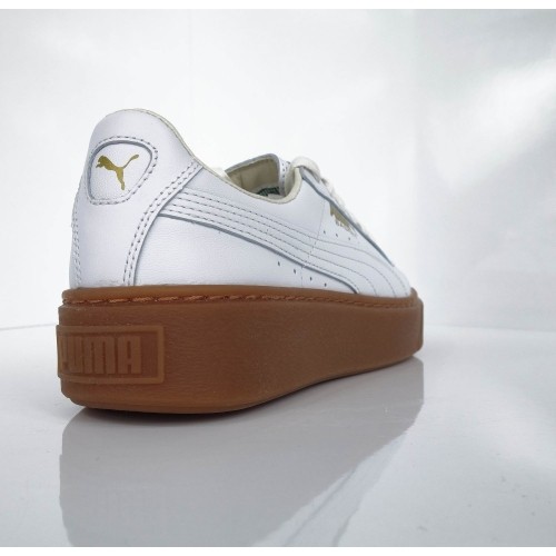 Buty Puma Basket Platform Core White