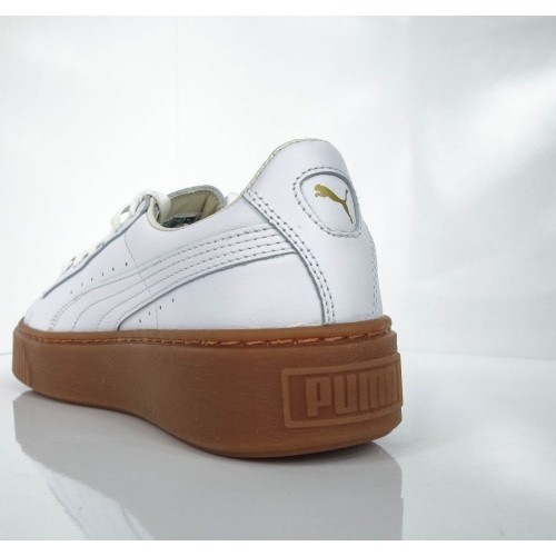 Buty Puma Basket Platform Core White