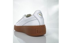 Buty Puma Basket Platform Core White