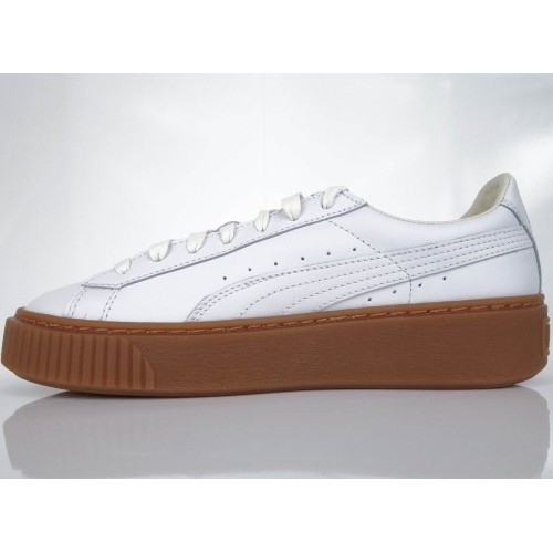 Buty Puma Basket Platform Core White