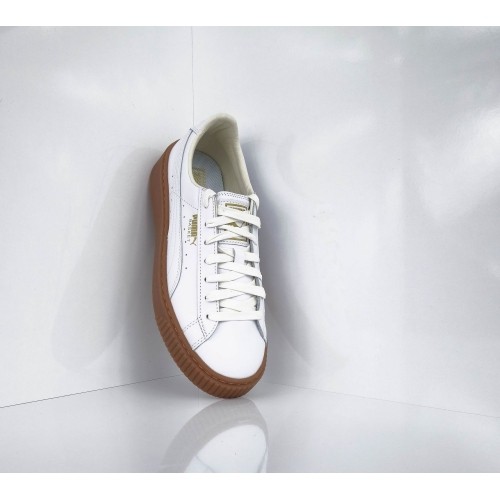Buty Puma Basket Platform Core White