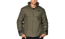 Kurtka męska Puma Ess + Padded, Grape Khaki 587689 44