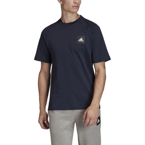 Koszulka męska Adidas MHE Tee Sta niebieska