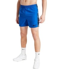 Szorty kąpielowe Nike dla młodzieży Nk B Logo Tape 4'' Volley Short niebieskie NESSD794 494