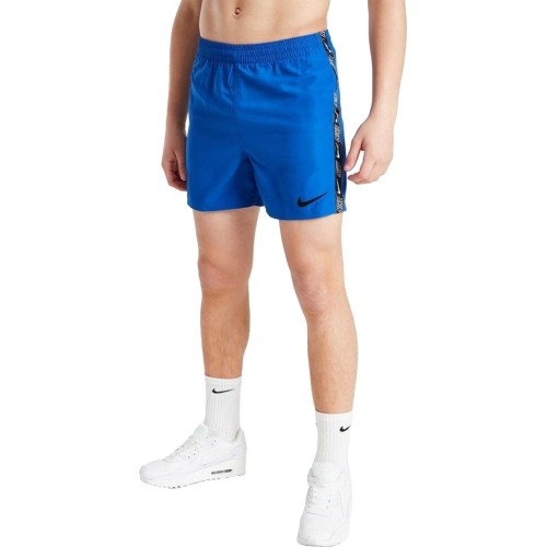 Szorty kąpielowe Nike dla młodzieży Nk B Logo Tape 4'' Volley Short niebieskie NESSD794 494