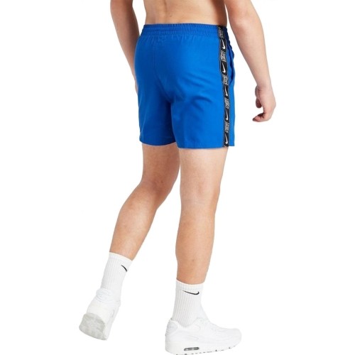 Szorty kąpielowe Nike dla młodzieży Nk B Logo Tape 4'' Volley Short niebieskie NESSD794 494