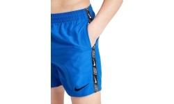 Szorty kąpielowe Nike dla młodzieży Nk B Logo Tape 4'' Volley Short niebieskie NESSD794 494