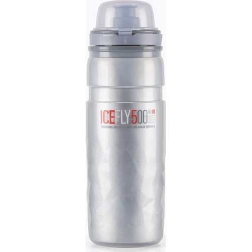 Bidon ELITE Ice Fly 500ml, z zakrętką (przezroczysty)