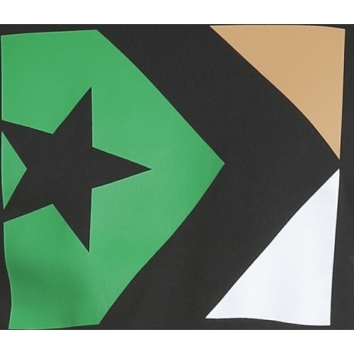 Koszulka Converse Star Chevron Tri Color Black 10005884 001