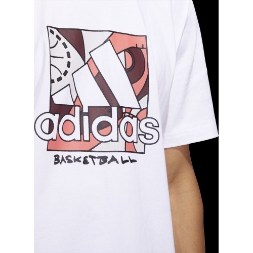 Adidas Univ Bos koszulka męska, biała HC6911