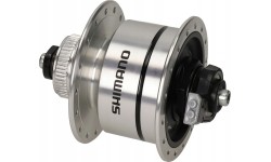 Piasta przednia z wbudowaną prądnicą Shimano DH-3D72, 6V 3W, 32H, hamulce tarczowe CL, zacisk szybkomocujący