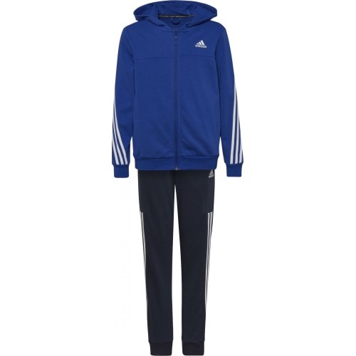 Dres sportowy dla młodzieży Adidas B Cotton Ts, czarno-niebieski HP1437