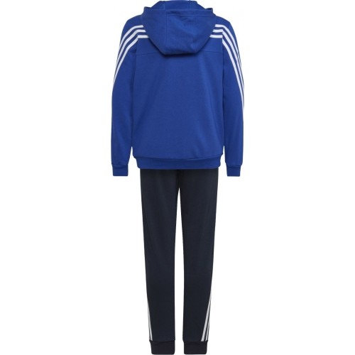 Dres sportowy dla młodzieży Adidas B Cotton Ts, czarno-niebieski HP1437