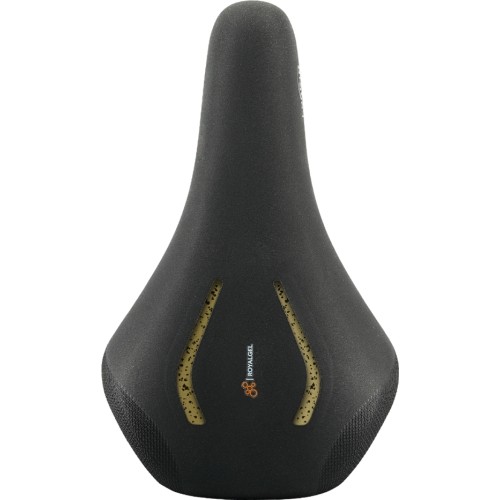 Siodełko Selle Royal Lookin Evo Athletic Unisex Stracciatella, 261 x 158 mm (czarne)