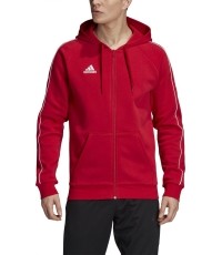 Bluza męska Adidas Core 18 FZ Hoody, czerwona FT8071