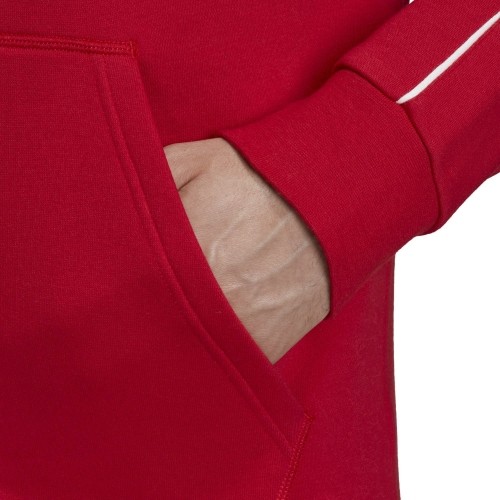 Bluza męska Adidas Core 18 FZ Hoody, czerwona FT8071