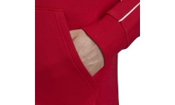 Bluza męska Adidas Core 18 FZ Hoody, czerwona FT8071