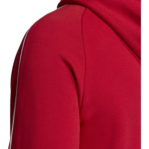 Bluza męska Adidas Core 18 FZ Hoody, czerwona FT8071