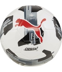 Piłka nożna Puma Orbita 6 MS, biało-czarna, 084335 02