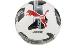 Piłka nożna Puma Orbita 6 MS, biało-czarna, 084335 02