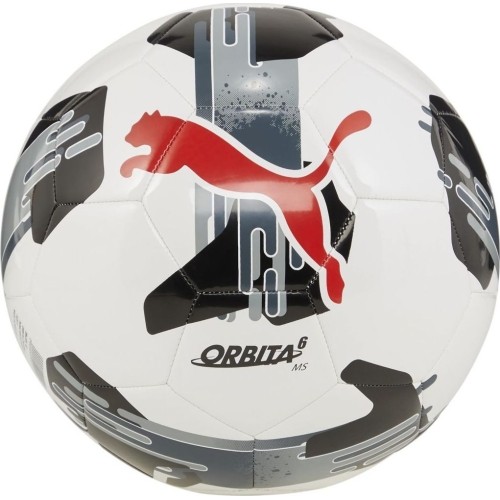Piłka nożna Puma Orbita 6 MS, biało-czarna, 084335 02