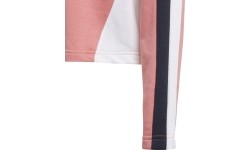 Dres dla dziewczynek Adidas G Hooded Crop Ts Black Pink GM8933