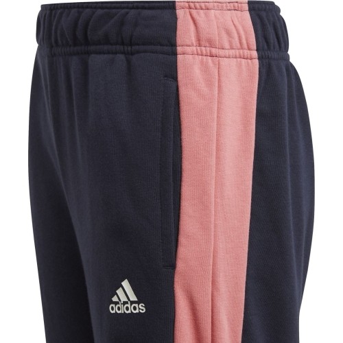 Dres dla dziewczynek Adidas G Hooded Crop Ts Black Pink GM8933