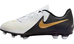 Buty piłkarskie Nike Jr Phantom GX Club FG/MG dla młodzieży White Black FJ2600 100