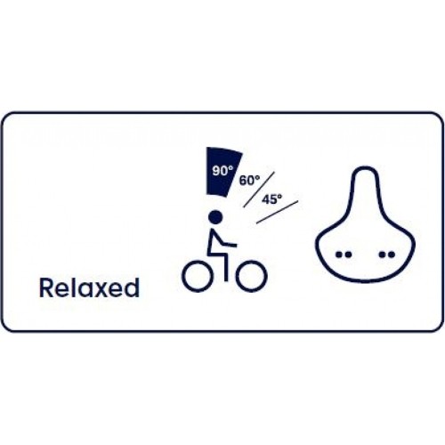 Siodełko rowerowe Selle Royal Lookin Relaxed RoyalGel, czarne